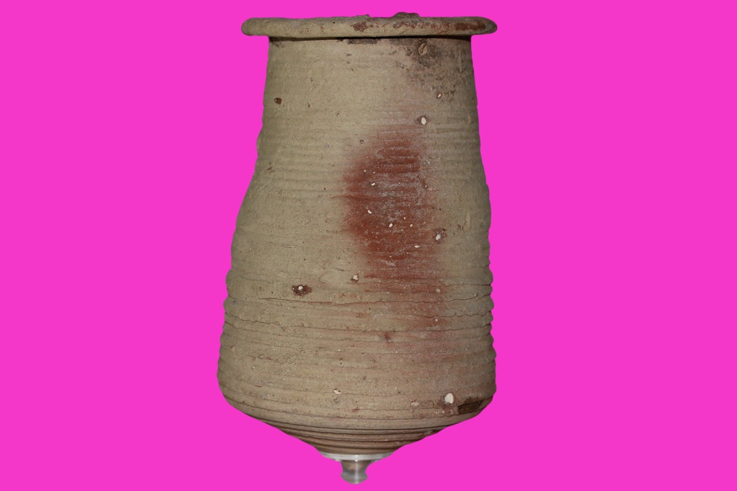 Holy Land Artifact Authentic Large Beaker Found in Israel 400 BC-600 AD COA J128