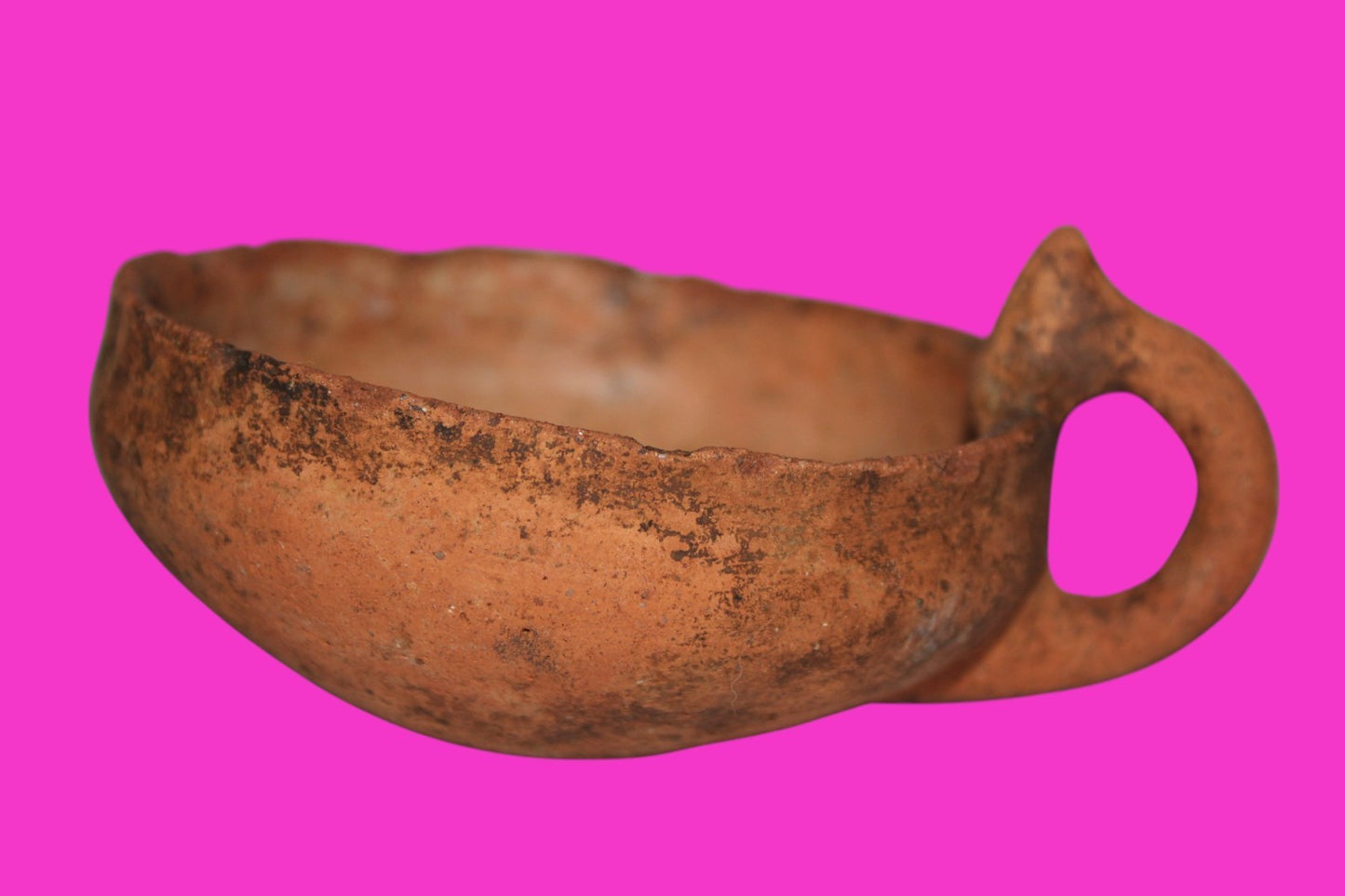 Holy Land Artifact Authentic 4000 Year Old Cup Time of Abraham 2000 BC COA J113