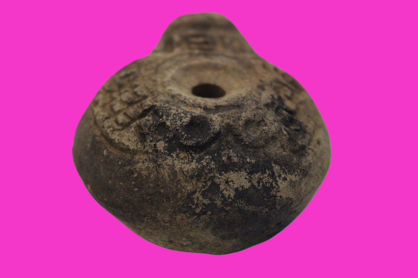 Ancient Holy Land Oil Lamp Artifact From Jesus Christ Home Land 100-500AD COA 62