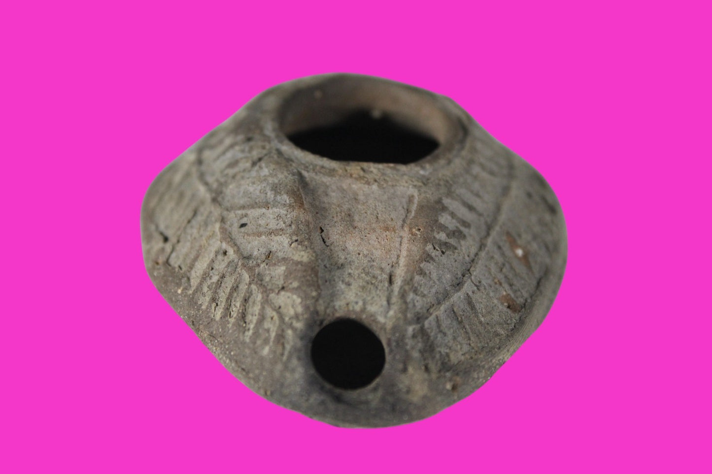 Ancient Holy Land Oil Lamp Artifact Jesus Christ Home Israel 300-600 AD COA 92