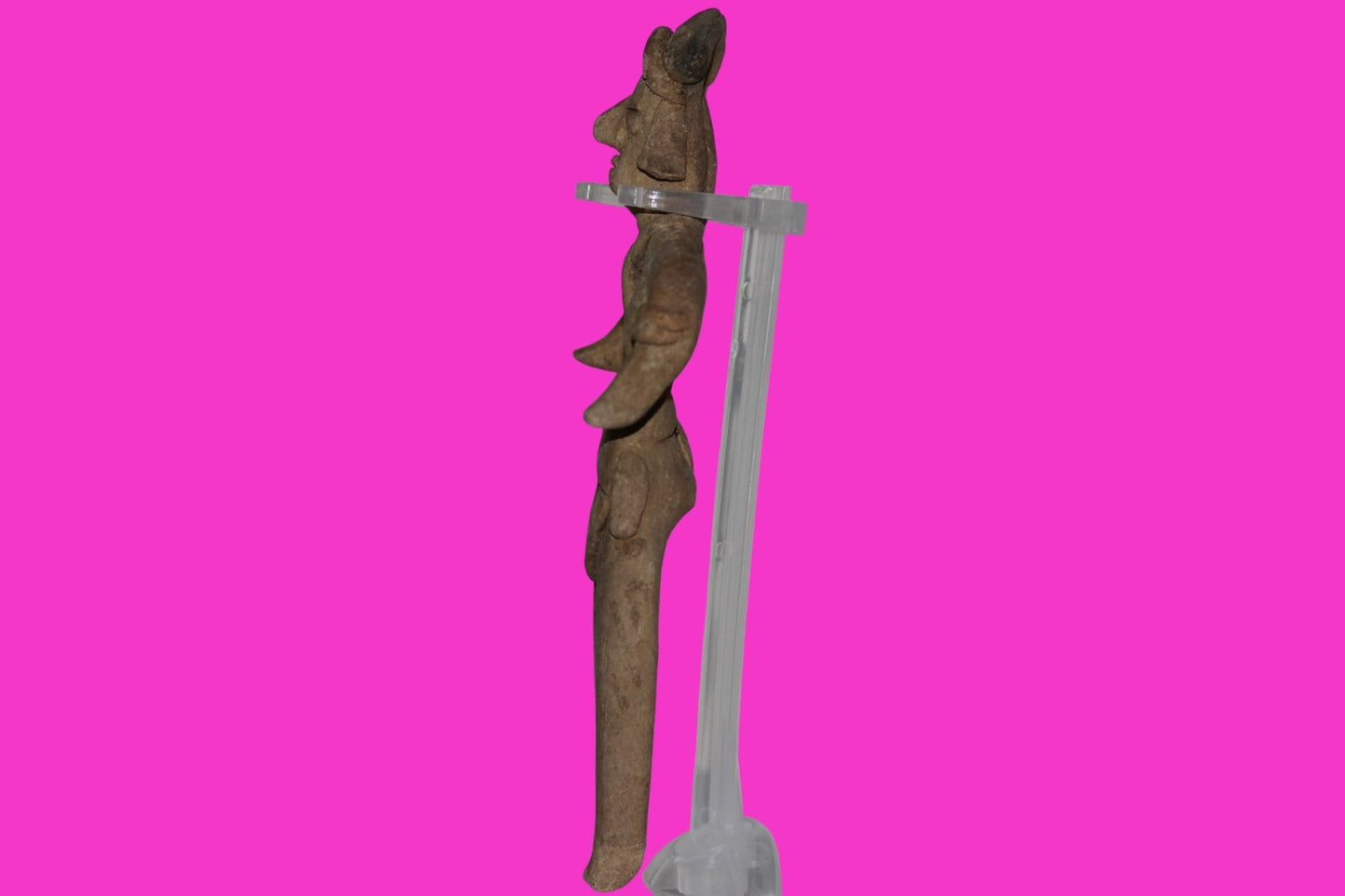 Pre Columbian Artifact 6 Inch Shaft Tomb Figure Colima Mexico 100 BC COA 245