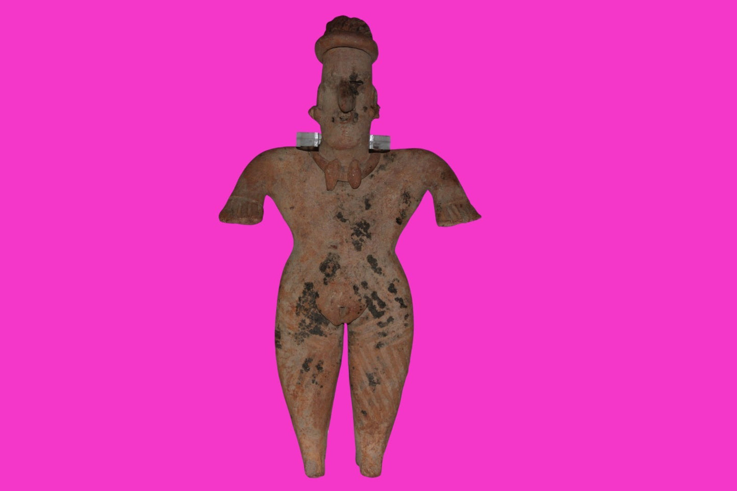 Pre Columbian Artifact 7 in Female Shaft Tomb Figure Colima Mexico 100BC COA 270