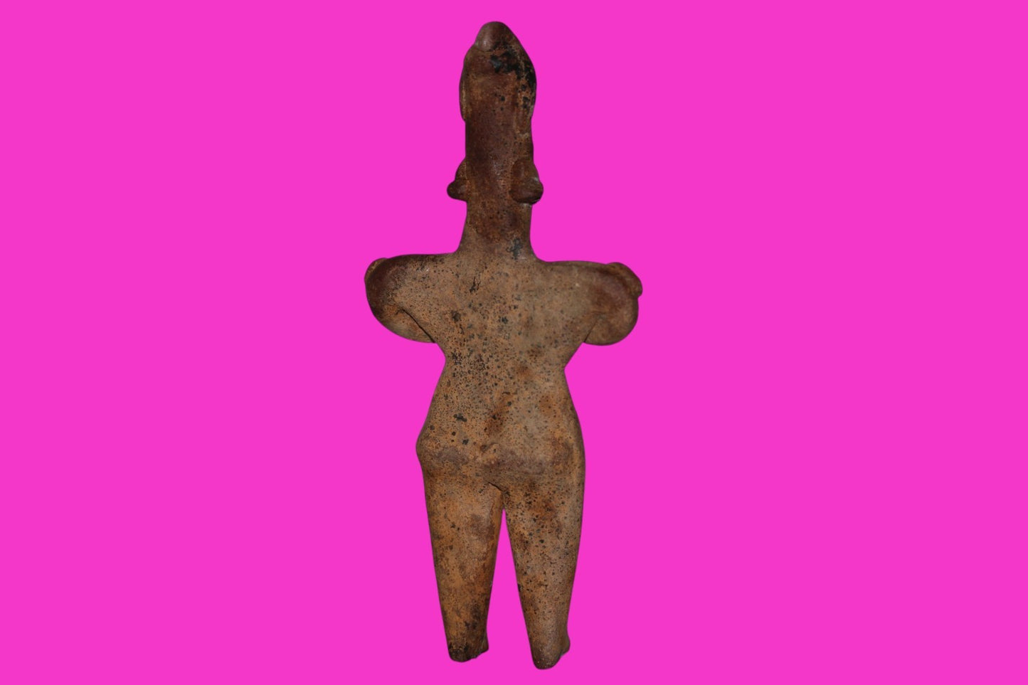 Pre Columbian Authentic Artifact Male Shaman Tomb Figure Colima Mexico COA 18