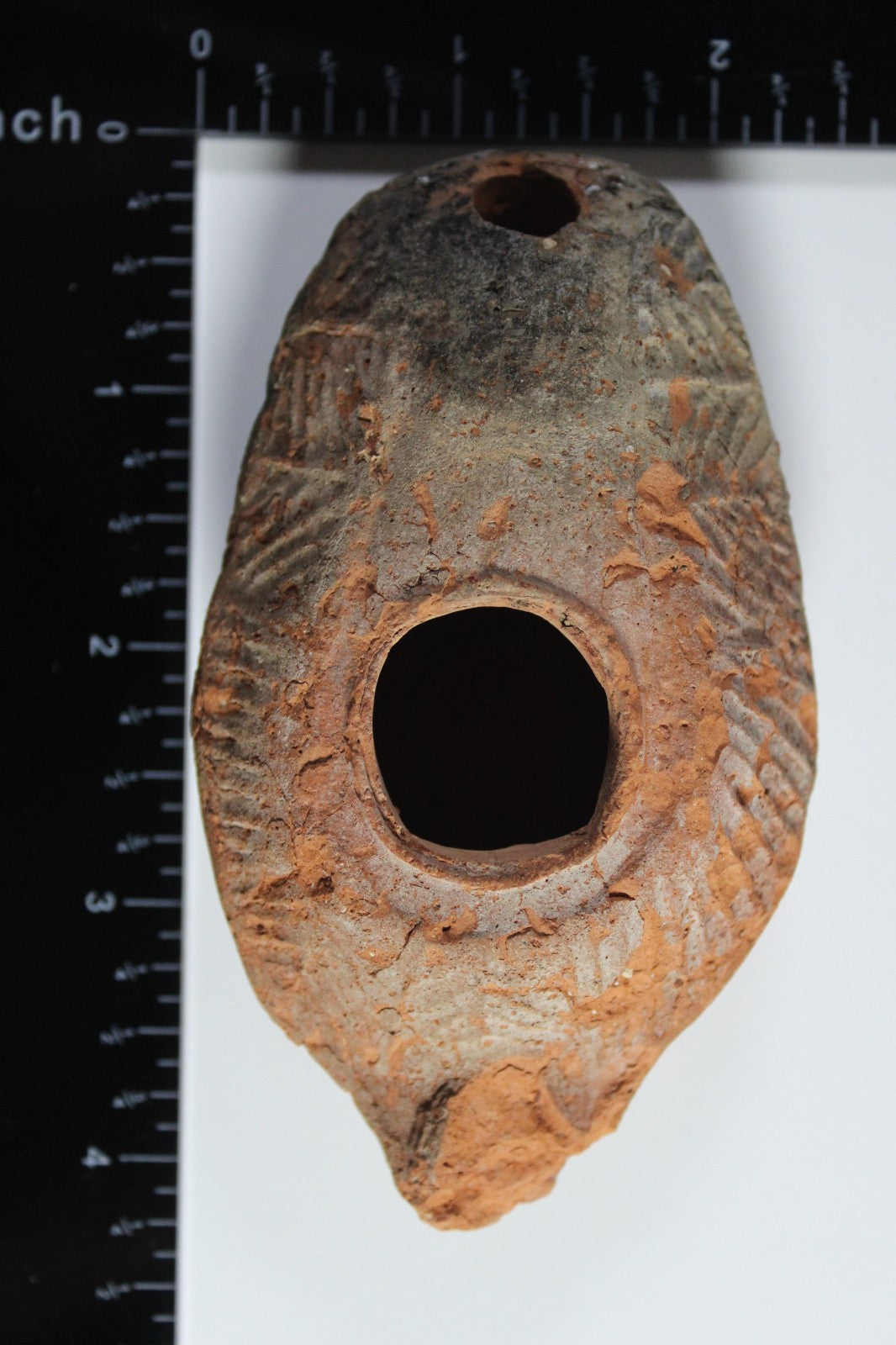 Ancient Holy Land Oil Lamp Artifact Jesus Christ Home 300-600 AD Israel COA 101