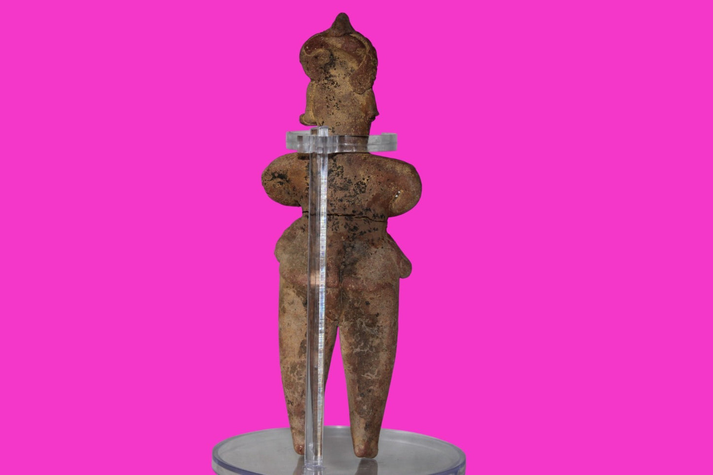 Pre Columbian Artifact 6 in Male Shaman Tomb Figure Colima Mexico 100BC COA 267