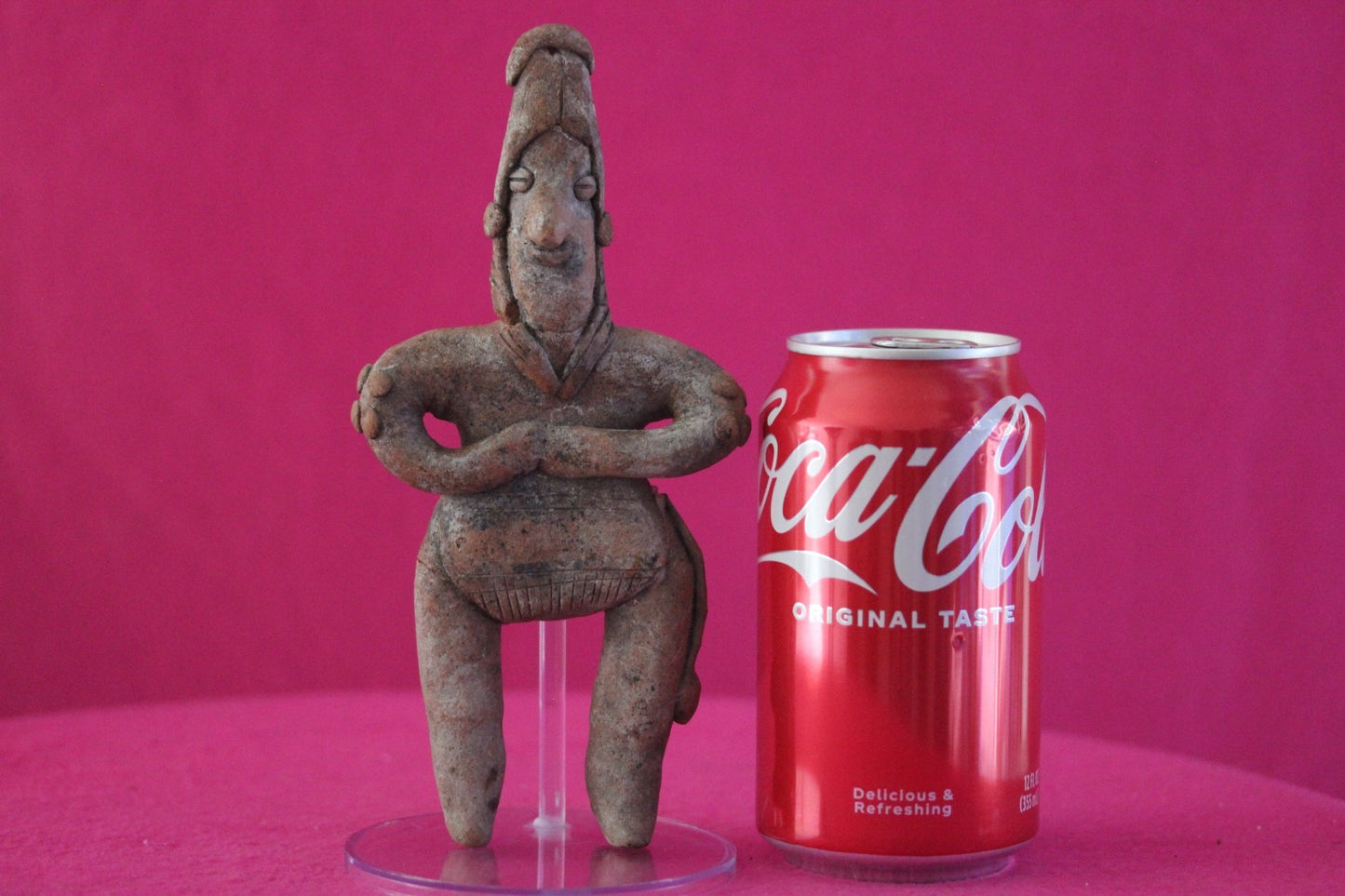 Pre Columbian Authentic Artifact Female Shaman Tomb Figure Colima Mexico COA 199