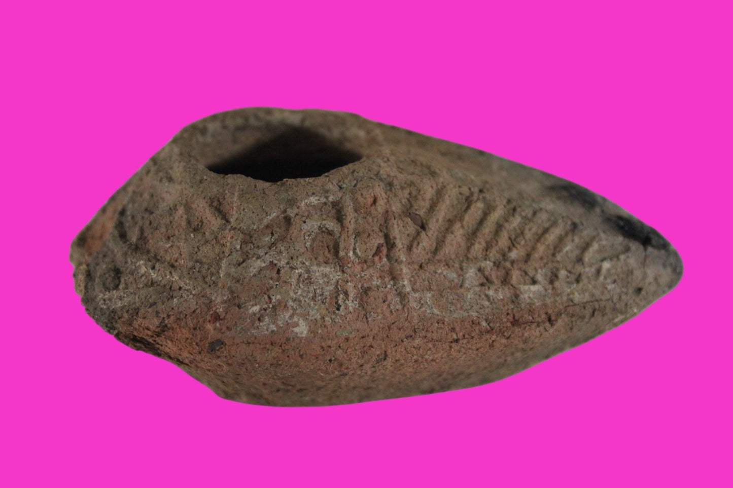 Ancient Holy Land Oil Lamp Artifact Jesus Christ Home Israel 300-600 AD COA 78