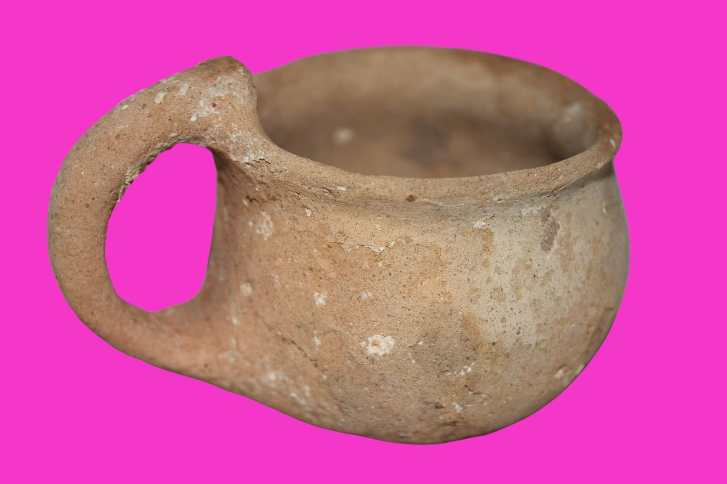 Ancient Holy Land Artifact Time Of Abraham Cup Jesus Christ Home 2000 BC COA 23