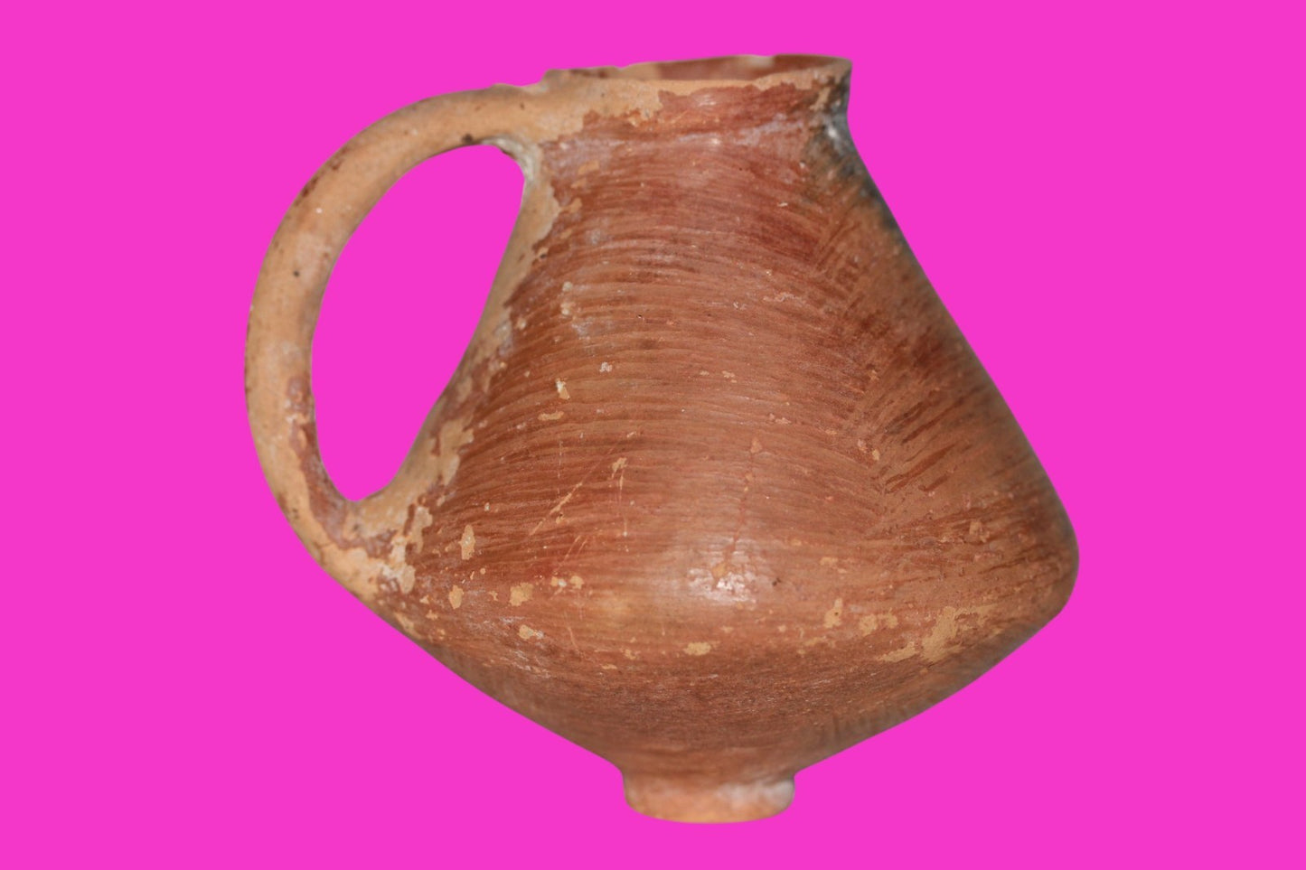 Holy Land Artifact Authentic From Time of Jesus Christ Jug 100BC-200AD COA J134
