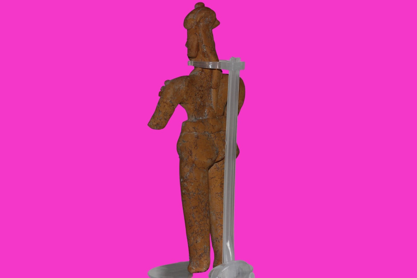 Pre Columbian Artifact BIG Female Shaman Tomb Figure Colima Mexico 100BC COA 248