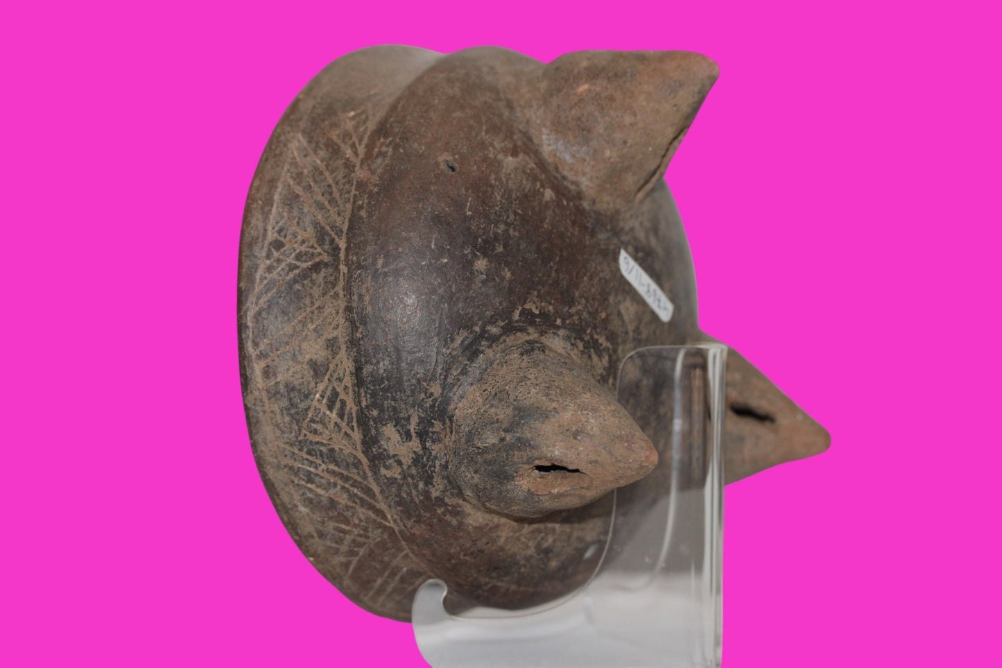 Pre Columbian Authentic Artifact Michoacan Tripod Rattle Bowl Mexico COA J16