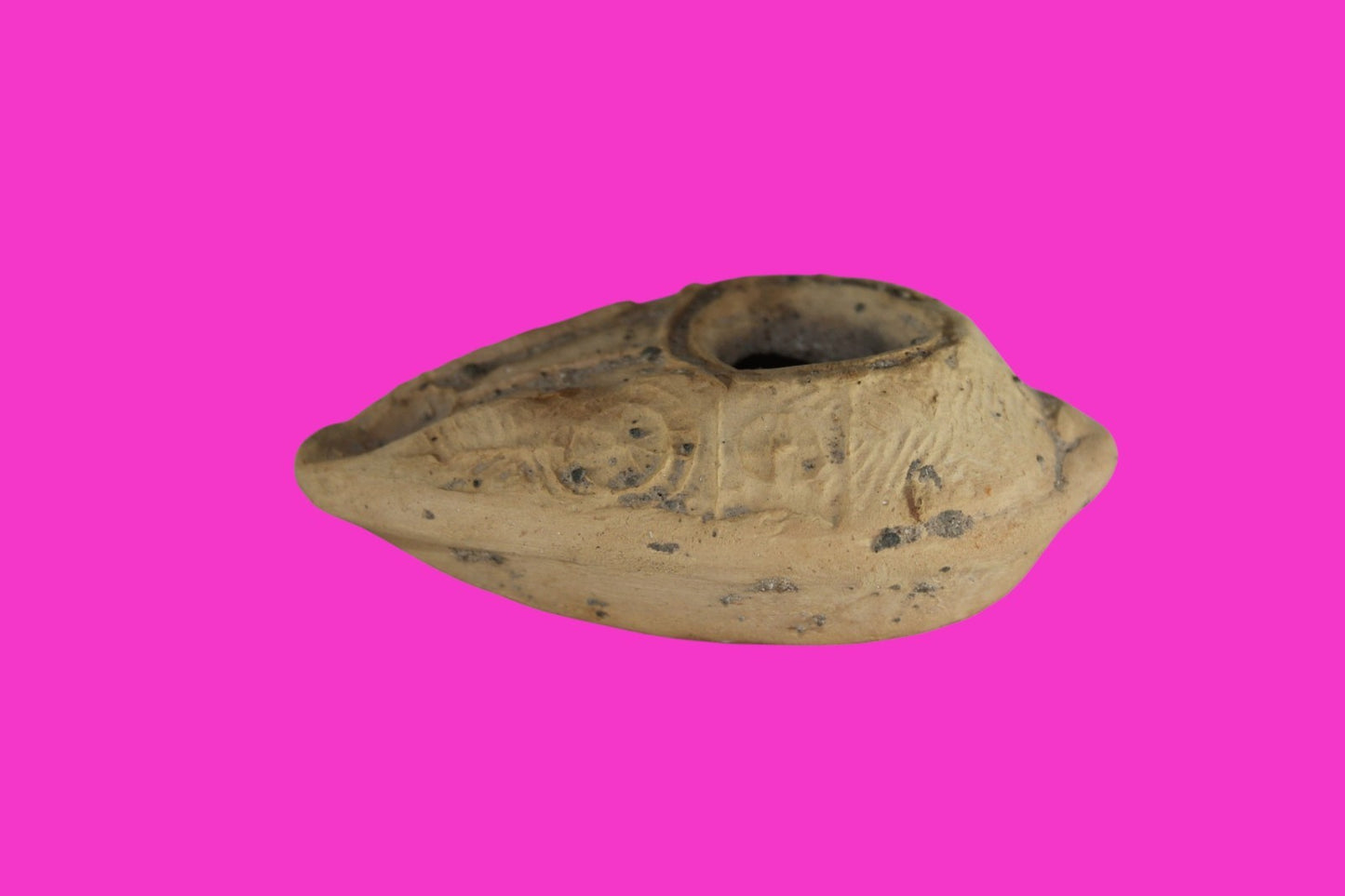 Ancient Holy Land Oil Lamp Artifact From Jesus Christ Homeland 400-500AD COA 32