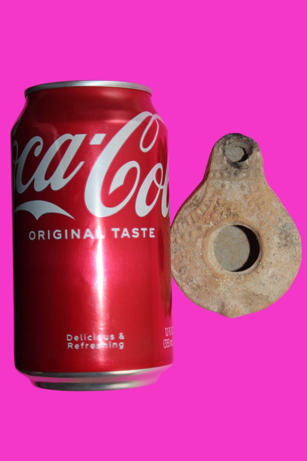 Holy Land Oil Lamp Ancient Artifact Jesus Christ Homeland 100BC-400AD COA 20