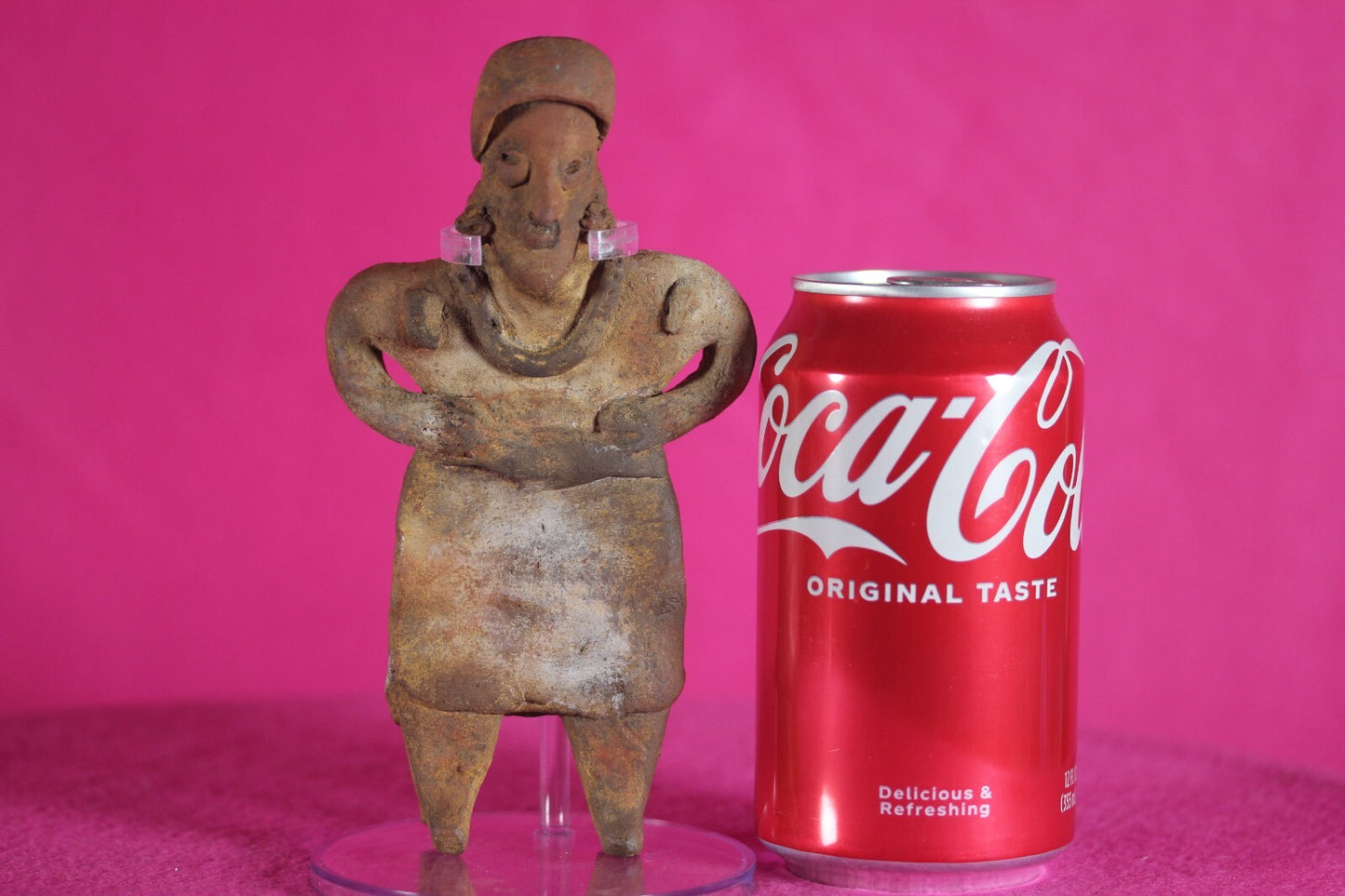 Pre Columbian Authentic Artifact Rare Grandma Tomb Figure Colima Mexico COA 142