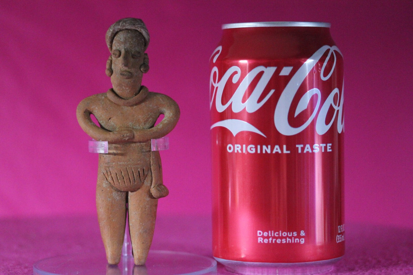 Authentic Pre Columbian Artifact Tomb Figure Colima Mexico 100 BC-250 AD COA 132
