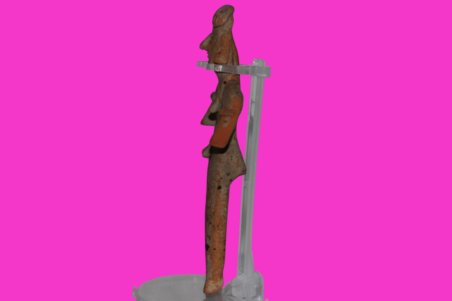 Pre Columbian Artifact 6 Inch Shaft Tomb Figure Colima Mexico 100 BC COA 235