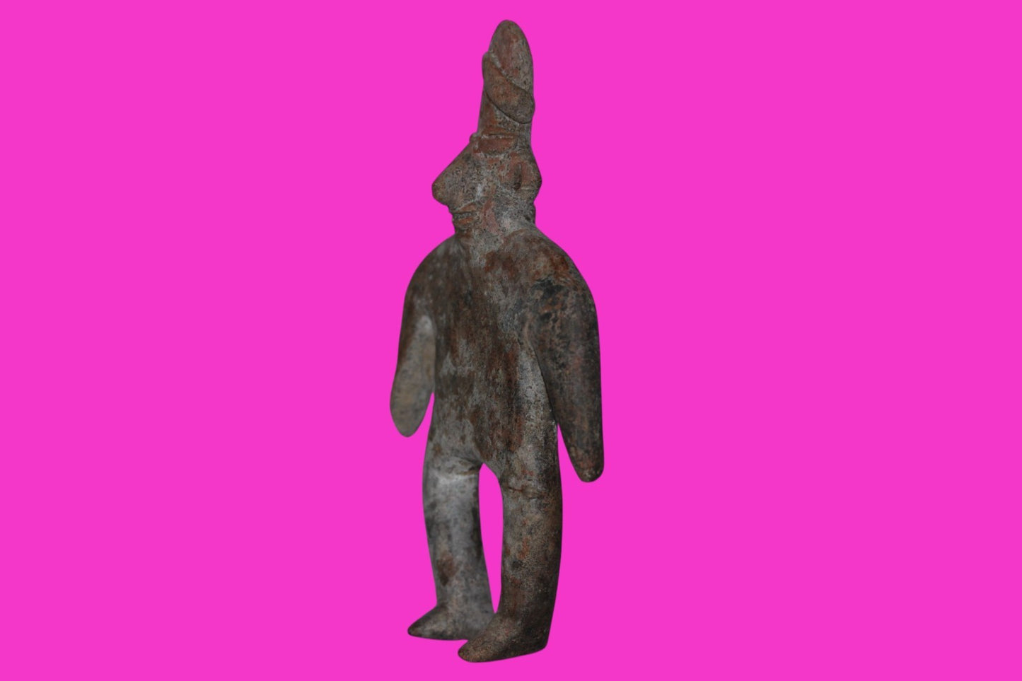 Pre Columbian Authentic Artifact Male Archaic Tomb Figure Colima Mexico COA 19