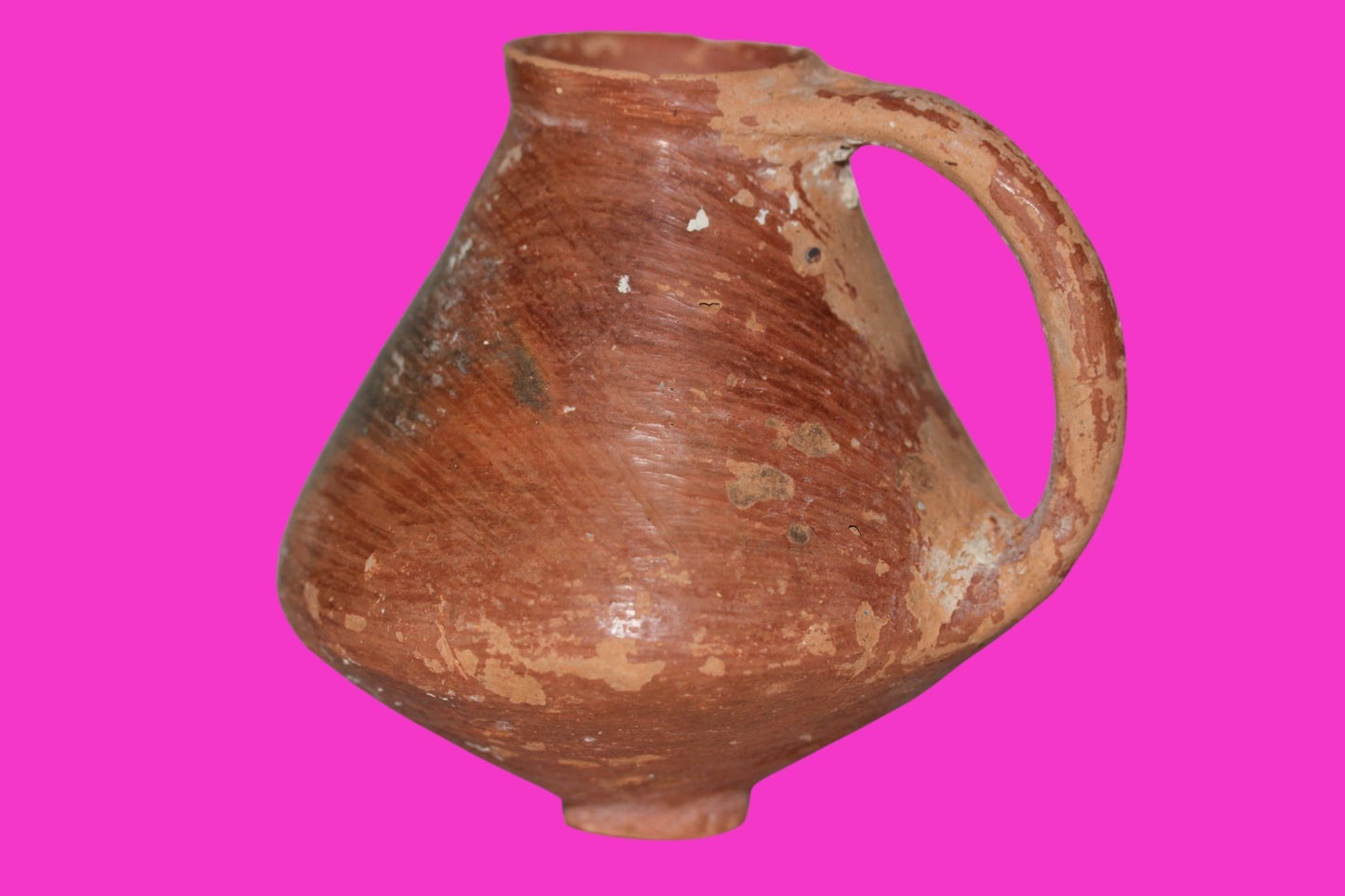 Holy Land Artifact Authentic From Time of Jesus Christ Jug 100BC-200AD COA J134