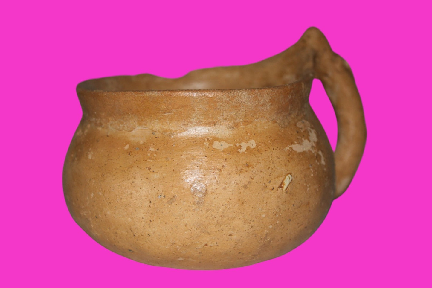 Holy Land Authentic Artifact 4000 Year Old Cup Time of Abraham 2000 BC COA J117