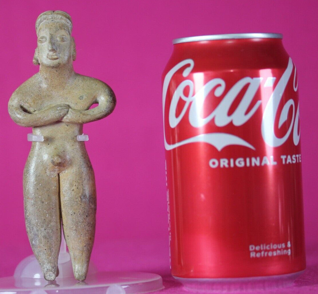 Pre Columbian Artifact Colima Figure Mexico 300BC-300AD Certified COA J36