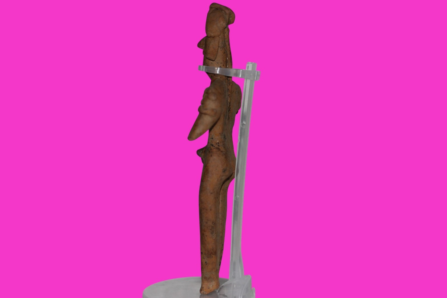 Pre Columbian Artifact 7 Inch Shaman Tomb Figure Colima Mexico 100 BC COA 234