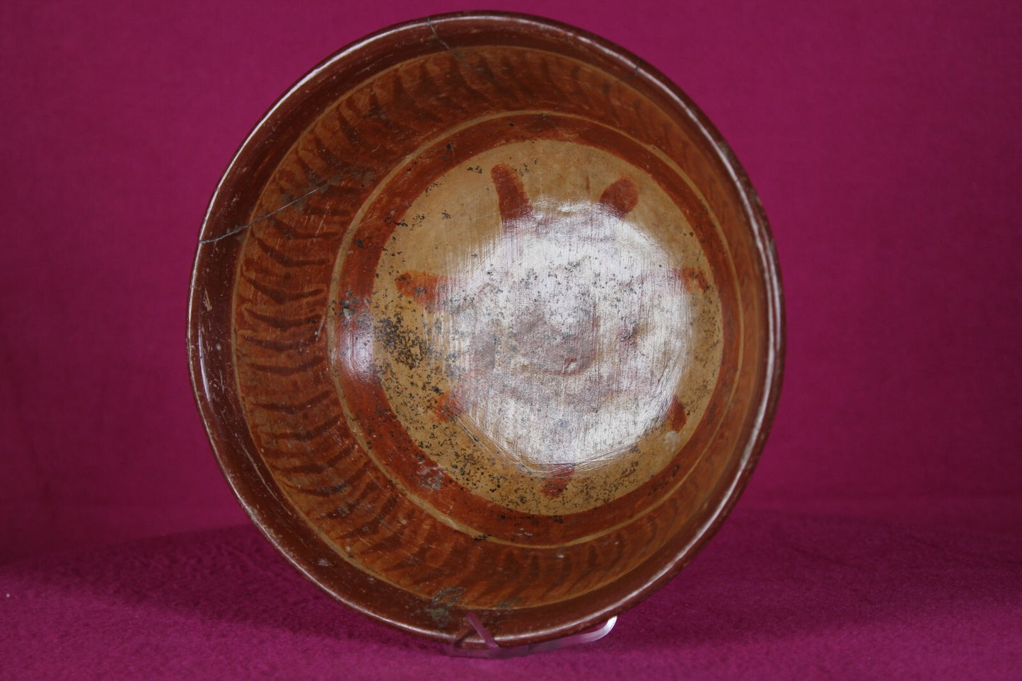 Pre Columbian Authentic Artifact Mayan Decorated Bowl 250-900 AD Yucatan T12