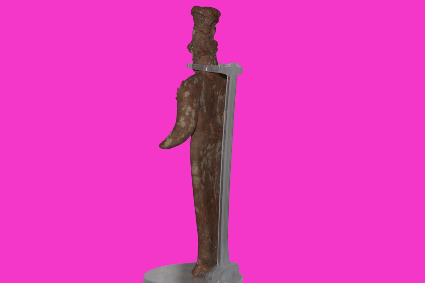 Pre Columbian Artifact 8 inch Female Tomb Figure Colima Mexico 100 BC COA 261