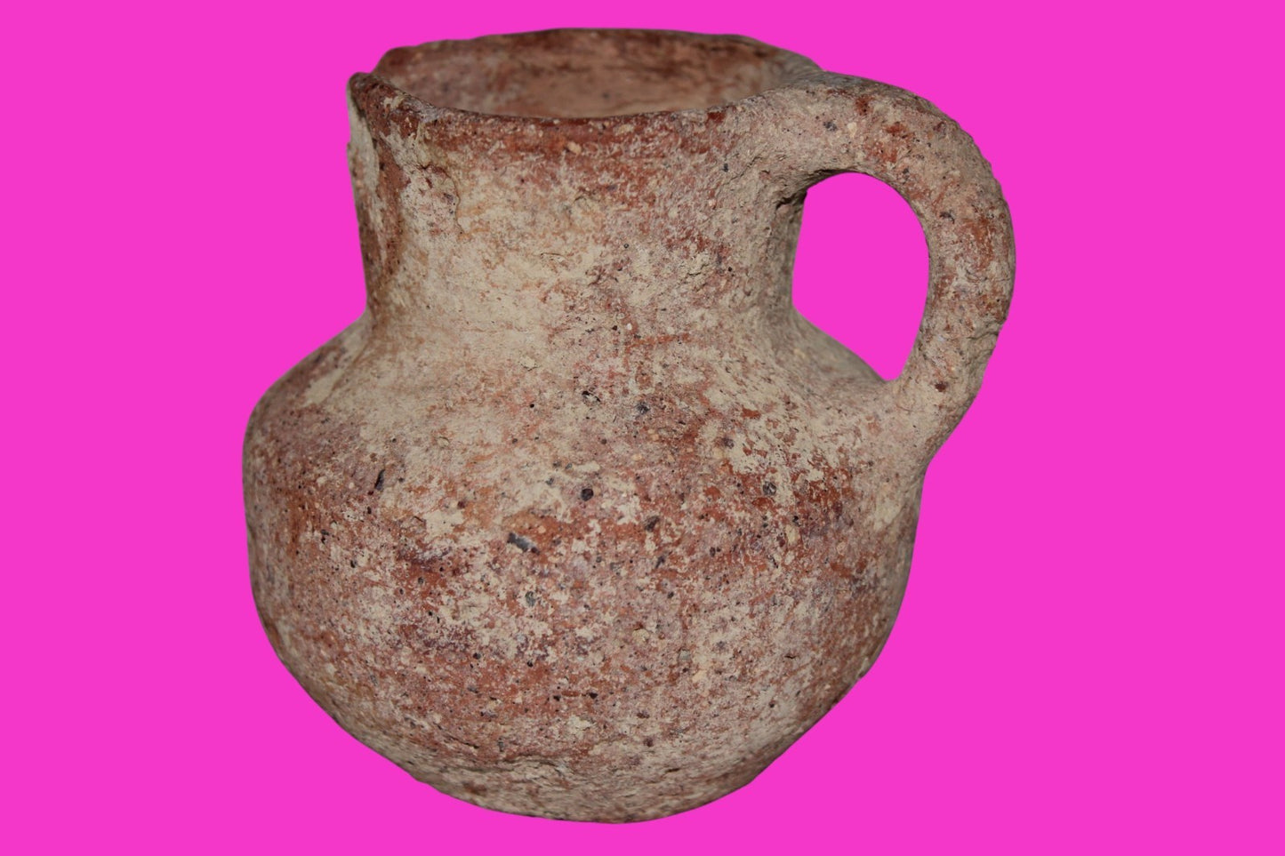 Ancient Holy Land Artifact Jug From Time of Jesus Christ 100 BC - 100 AD COA 14