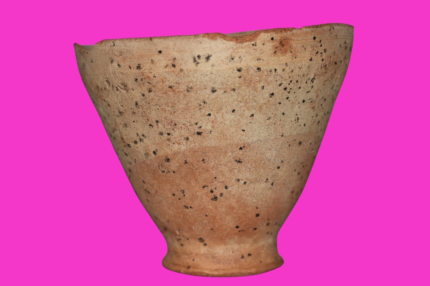 Holy Land Artifact Authentic 4000 Year Old Cup Time of Abraham 2000 BC COA J143