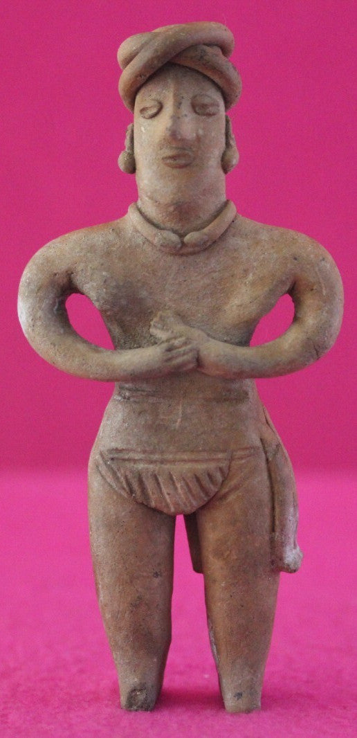 Authentic Pre Columbian Artifact Tomb Figure Colima Mexico 100 BC-250 AD COA 170