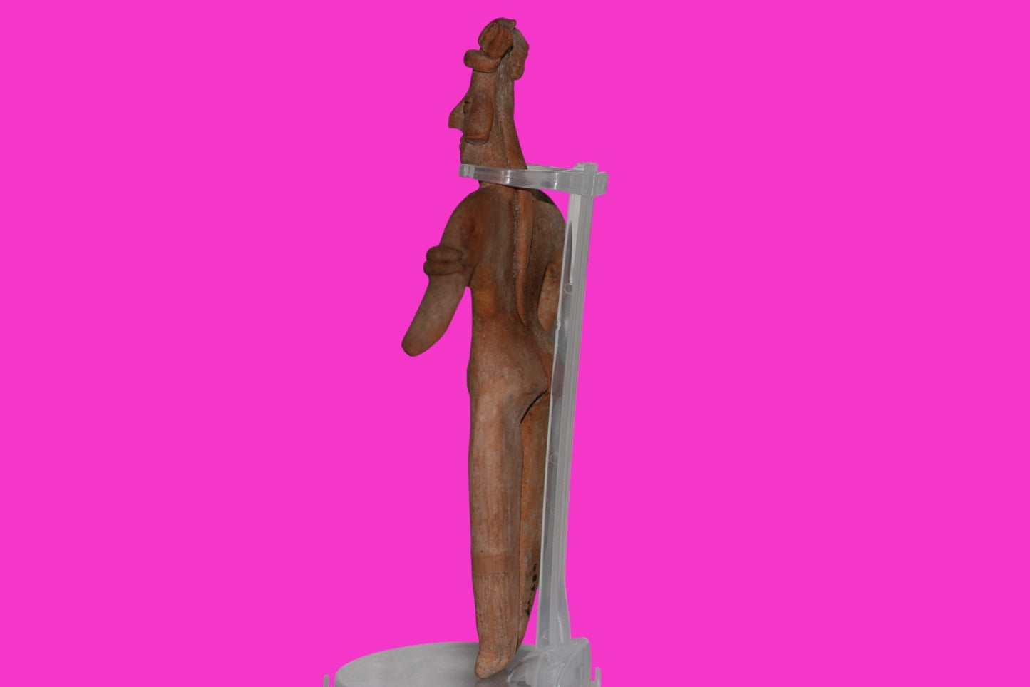 Pre Columbian Artifact 7 Inch Female Tomb Figure Colima Mexico 100 BC COA 240