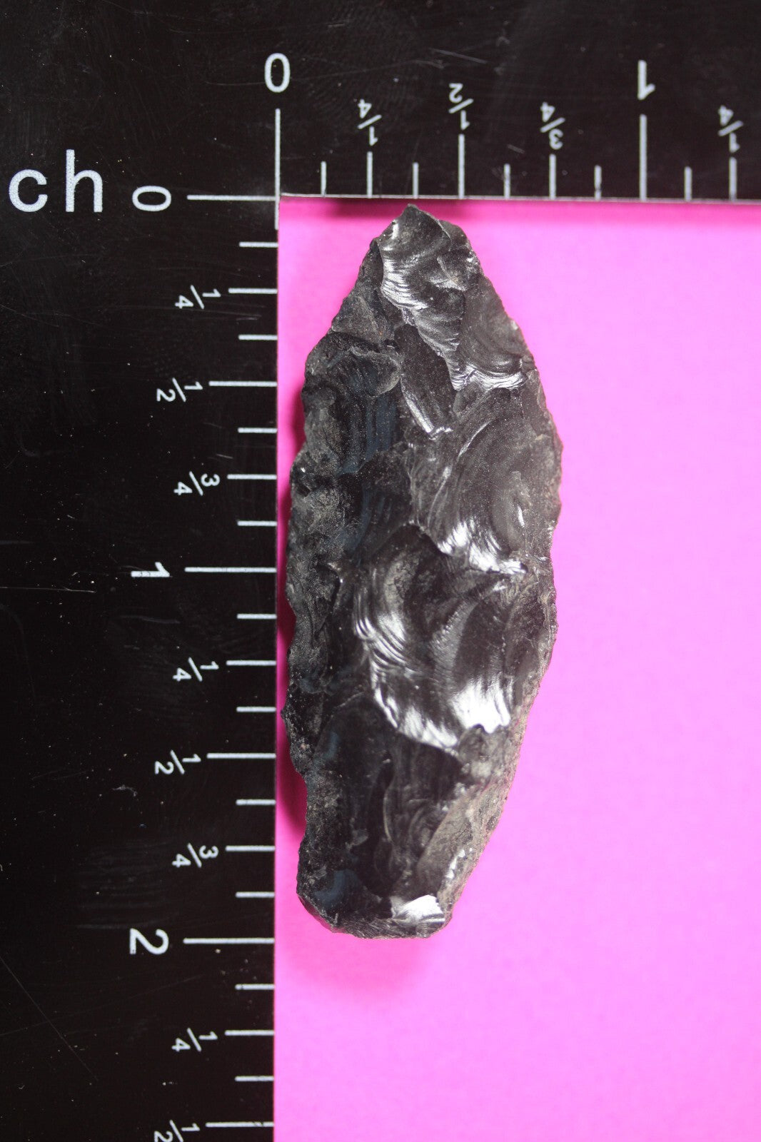 Authentic Pre Columbian Artifact Aztec Arrowhead Battle of Mexico City COA 32