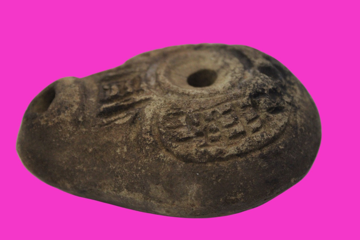 Ancient Holy Land Oil Lamp Artifact From Jesus Christ Home Land 100-500AD COA 62