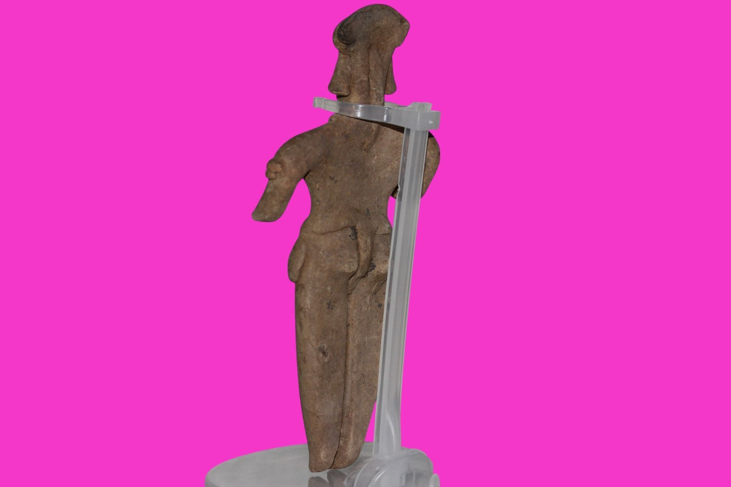 Pre Columbian Artifact 6 Inch Shaft Tomb Figure Colima Mexico 100 BC COA 245