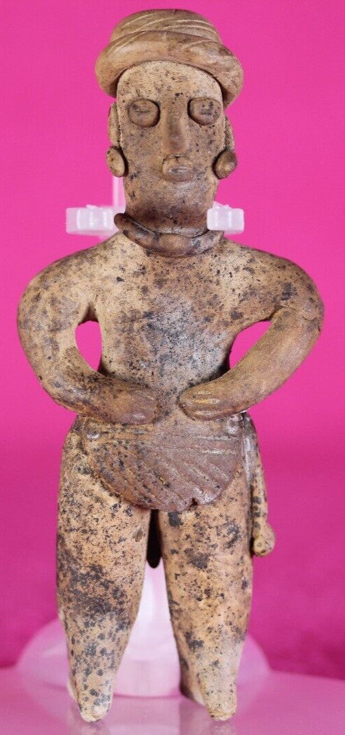 Pre Columbian Artifact Colima Figure Mexico 300BC-300AD Certified COA J75