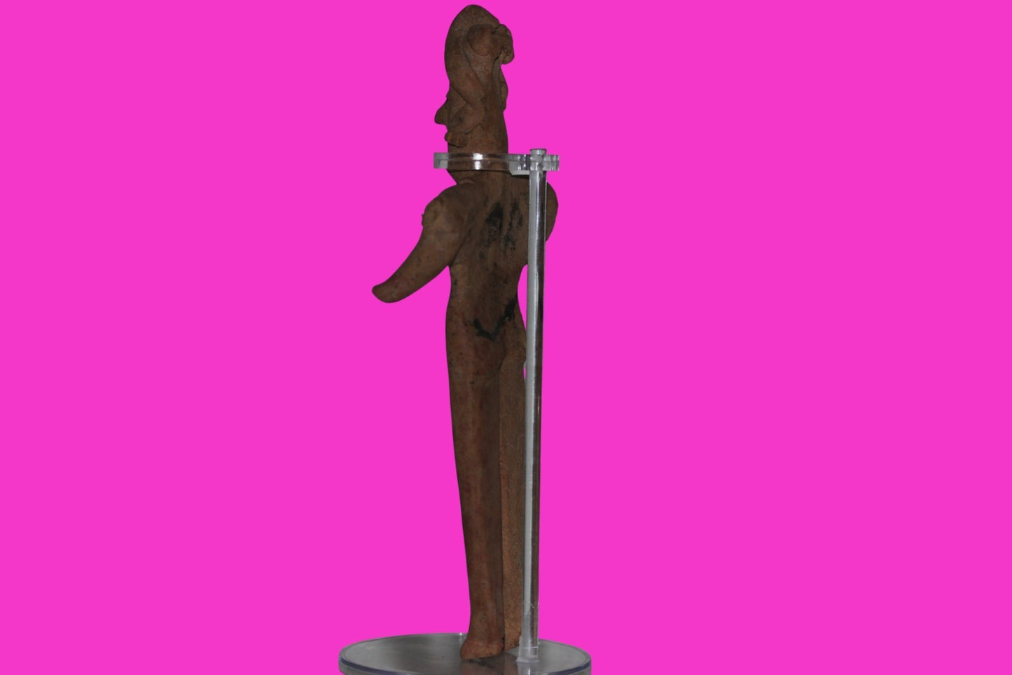 Pre Columbian Artifact Huge 9 Inch Tall Tomb Figure Colima Mexico 100 BC COA 231