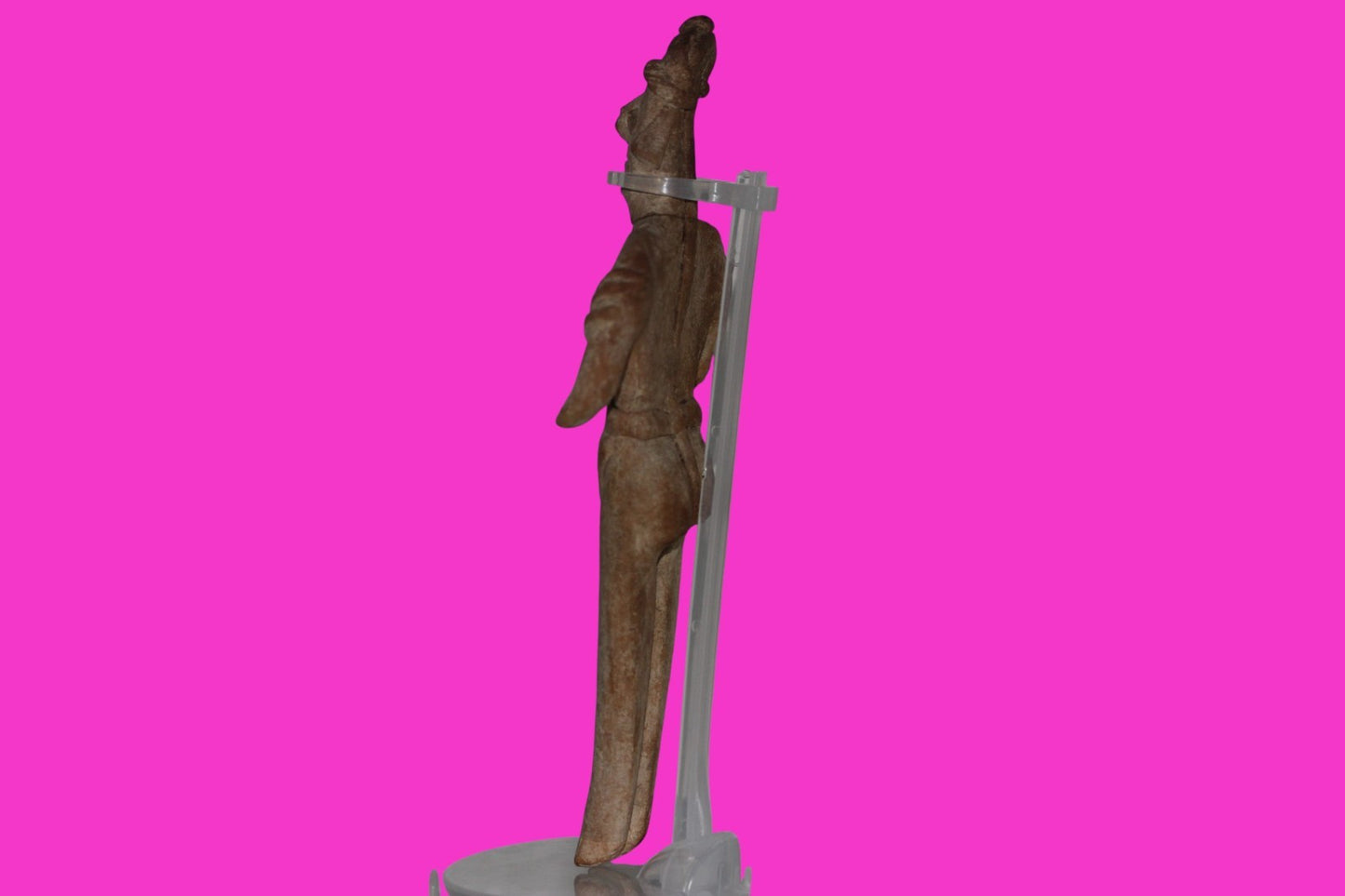 Pre Columbian Artifact Big 8 Inch Shaft Tomb Figure Colima Mexico 100 BC COA 243