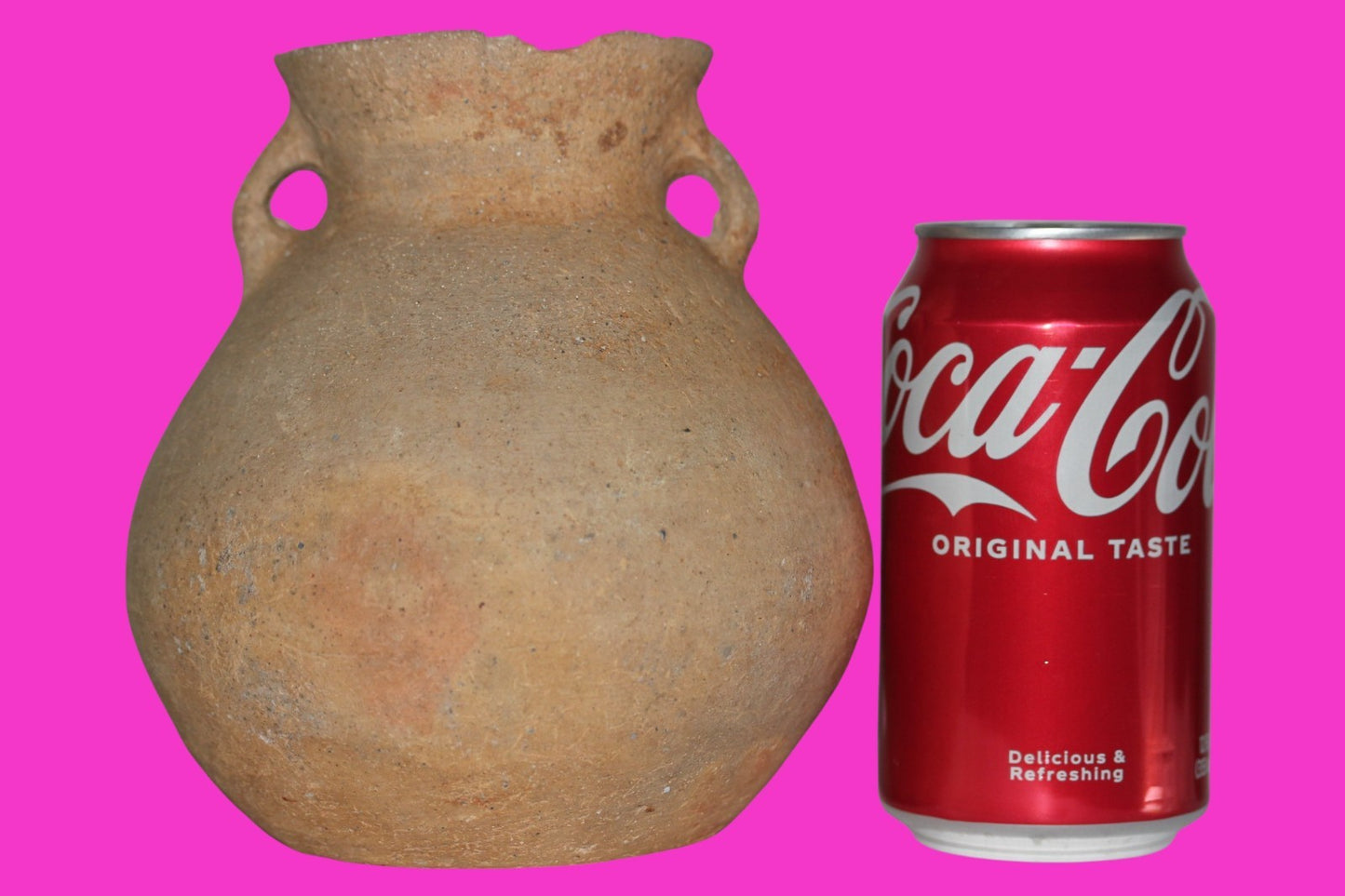 Holy Land Artifact Authentic 4000 Year Old Jar Time of Abraham 2000 BC COA J141