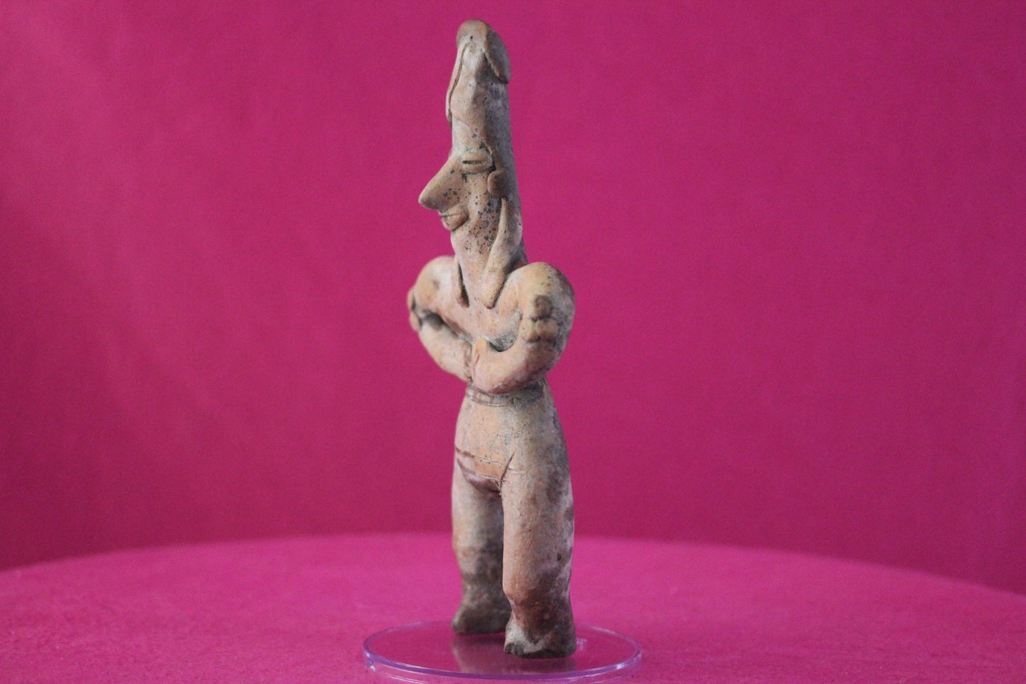 Pre Columbian Authentic Artifact Female Shaman Tomb Figure Colima Mexico COA 198