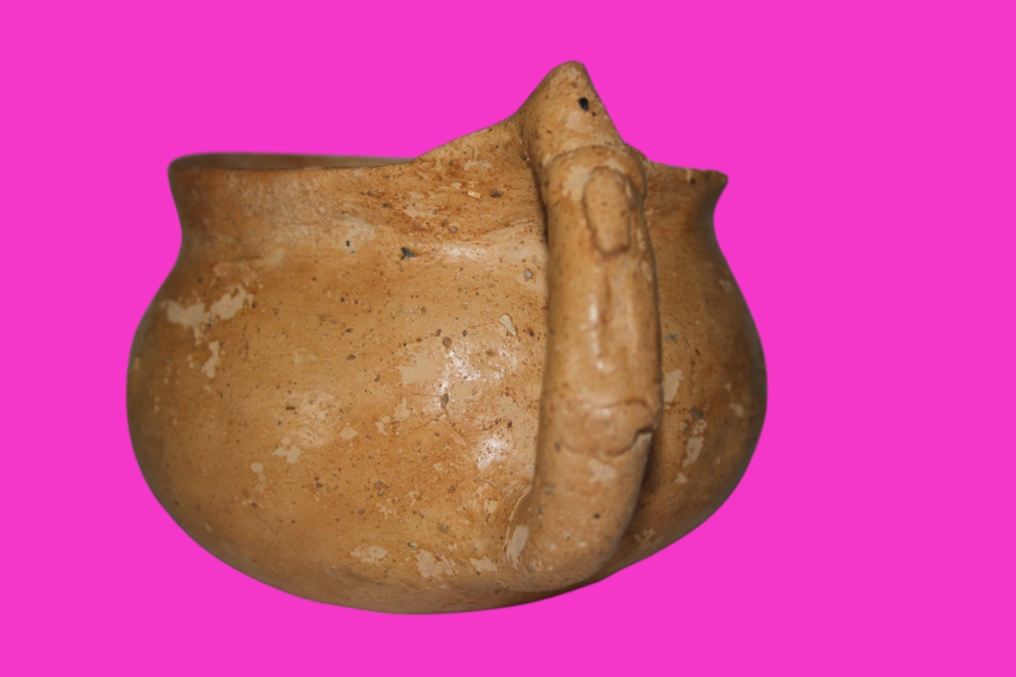 Holy Land Authentic Artifact 4000 Year Old Cup Time of Abraham 2000 BC COA J117