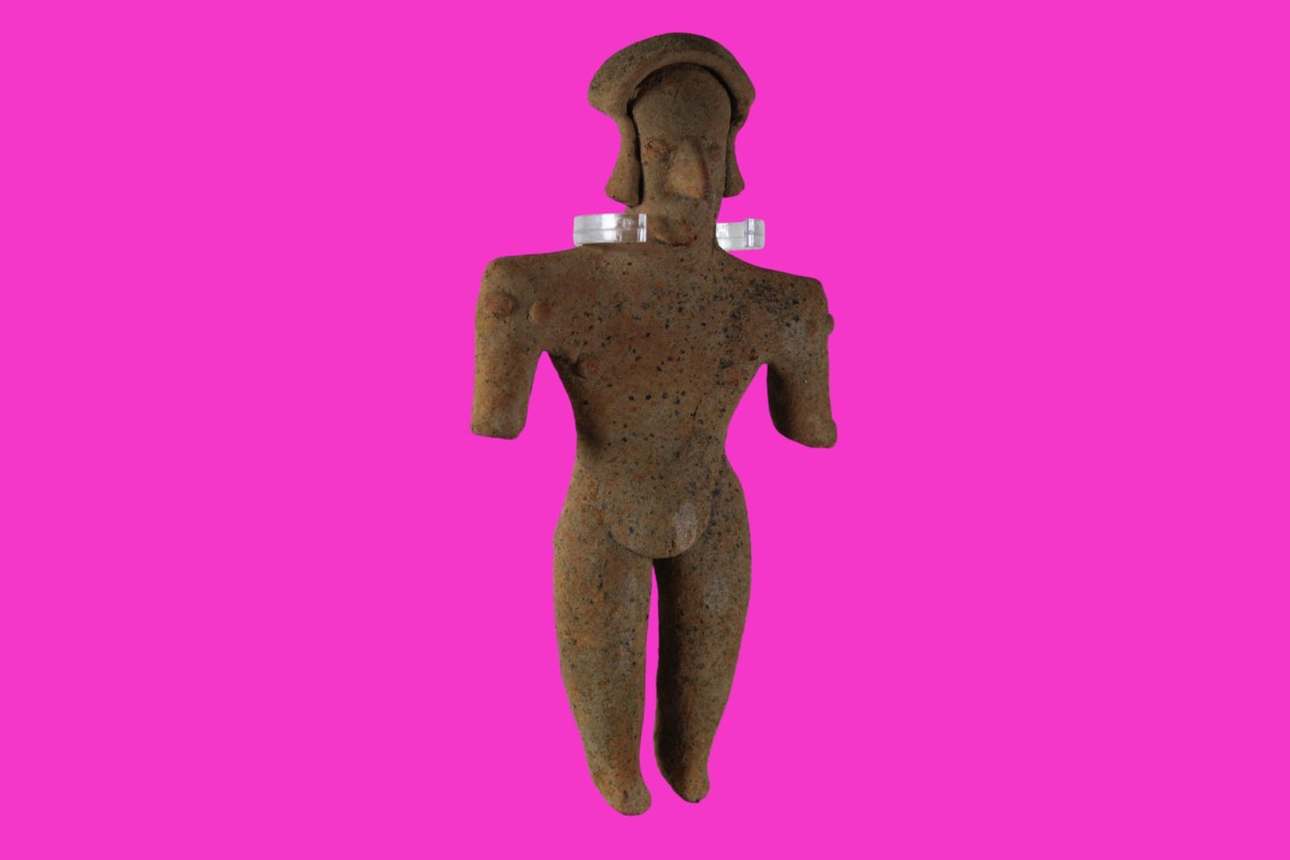 Pre Columbian Artifact 6 in Female Shaft Tomb Figure Colima Mexico 100BC COA 279