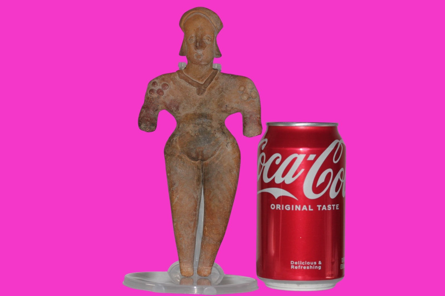 Pre Columbian Artifact BIG Female Shaman Tomb Figure Colima Mexico 100BC COA 250