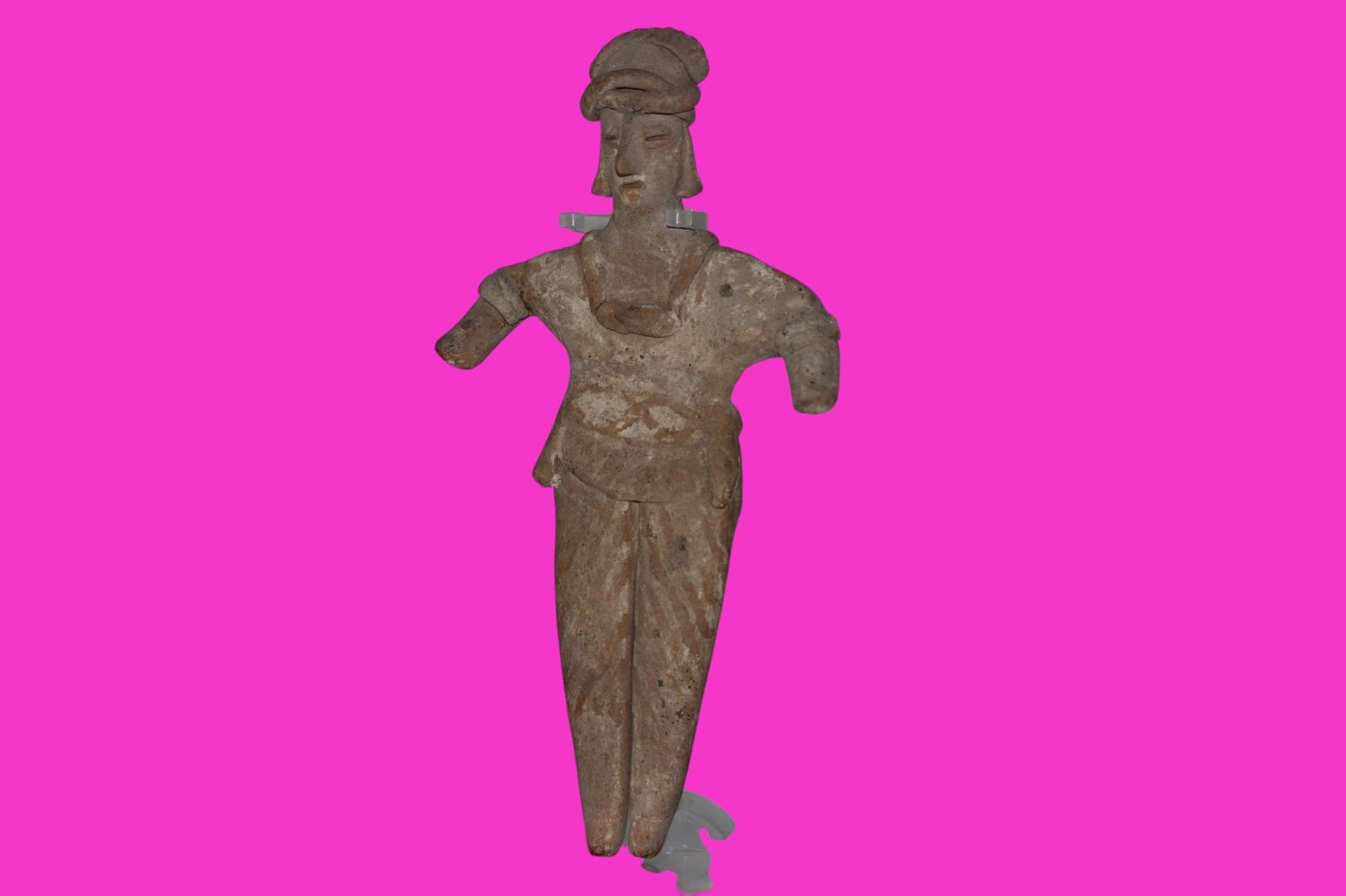 Pre Columbian Artifact 7 inch Shaft Tomb Figure Colima Mexico 100 BC COA 260