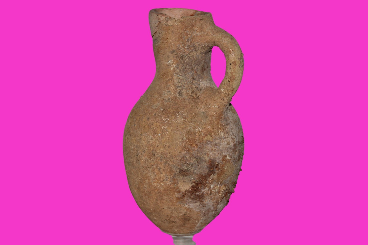 Ancient Holy Land Artifact King David Era Jug Land of Jesus Christ 1000 BC COA 8