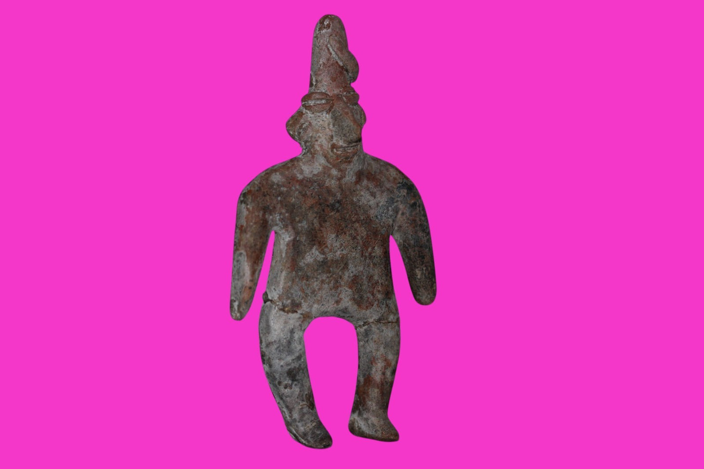 Pre Columbian Authentic Artifact Male Archaic Tomb Figure Colima Mexico COA 19