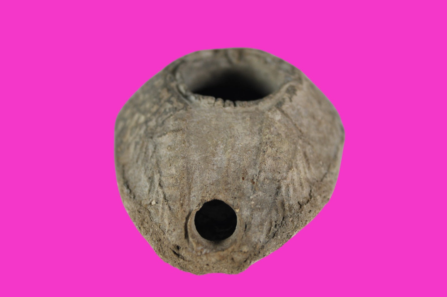 Ancient Holy Land Oil Lamp Artifact Jesus Christ Home Israel 300-600 AD COA 106