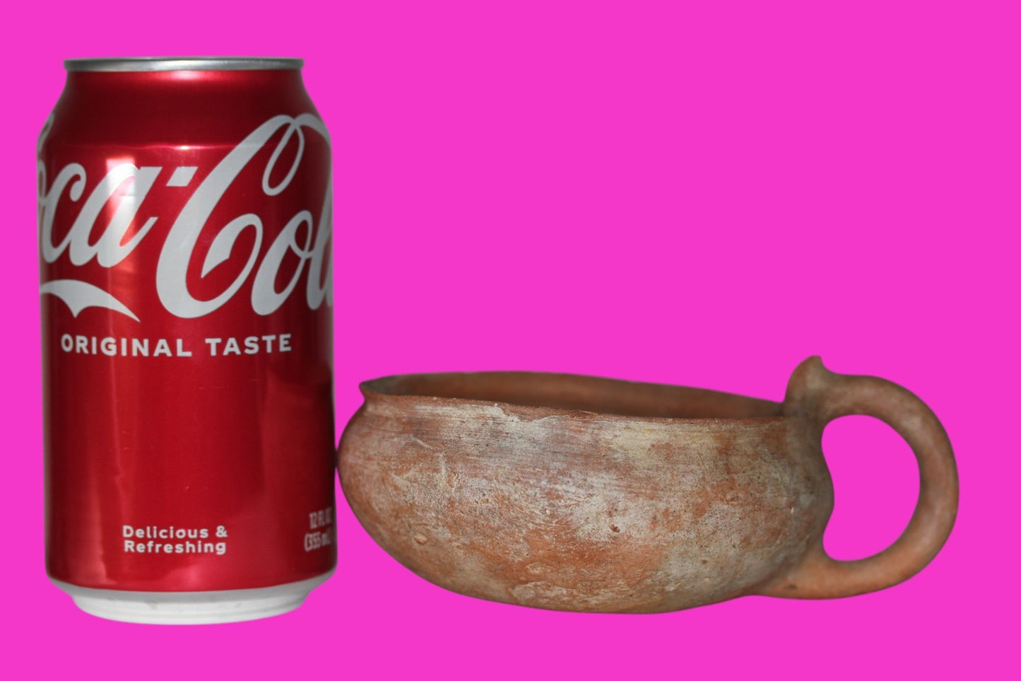 Holy Land Artifact Authentic 4000 Year Old Cup Time of Abraham 2000 BC COA J112