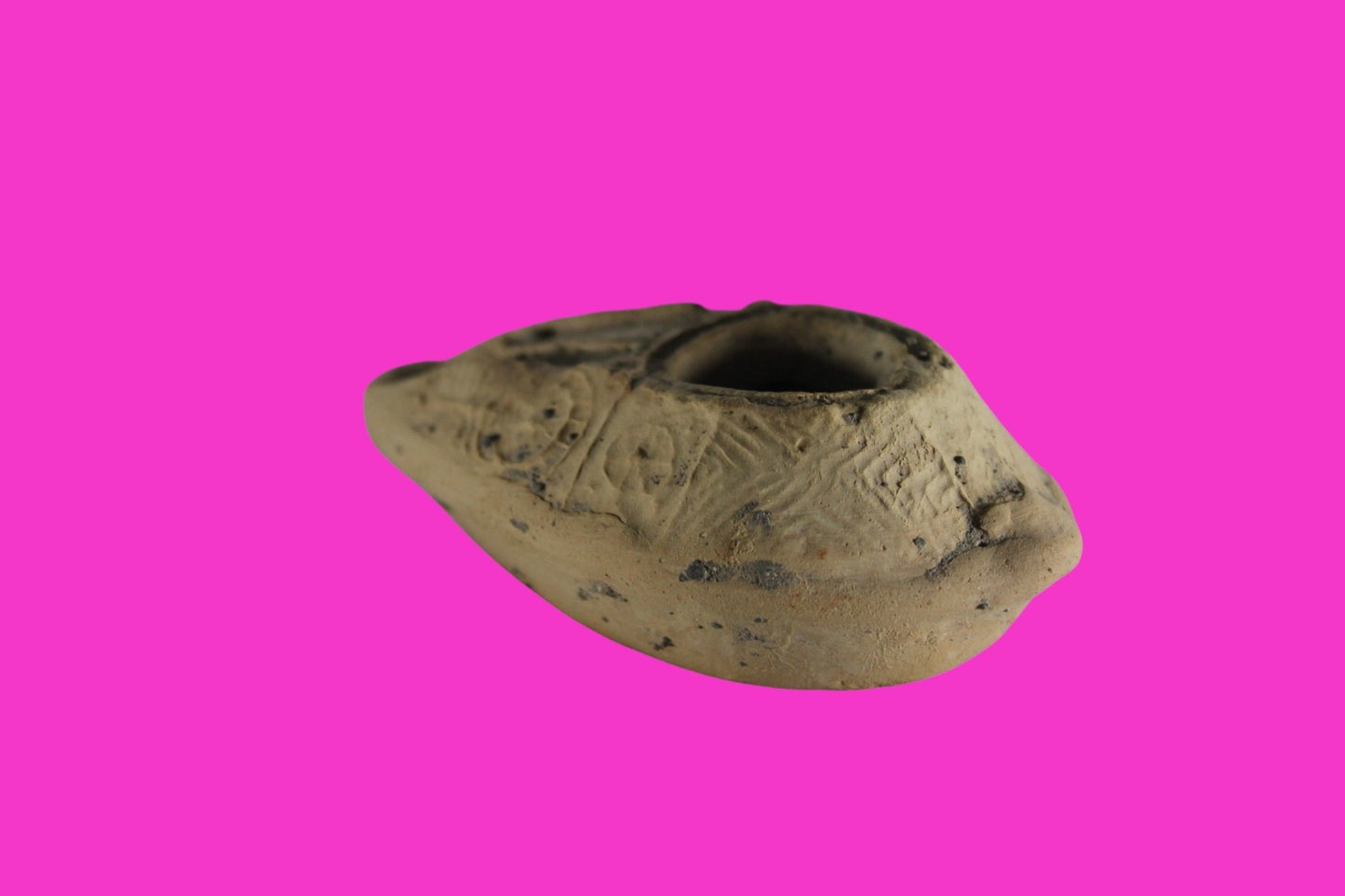 Ancient Holy Land Oil Lamp Artifact From Jesus Christ Homeland 400-500AD COA 32