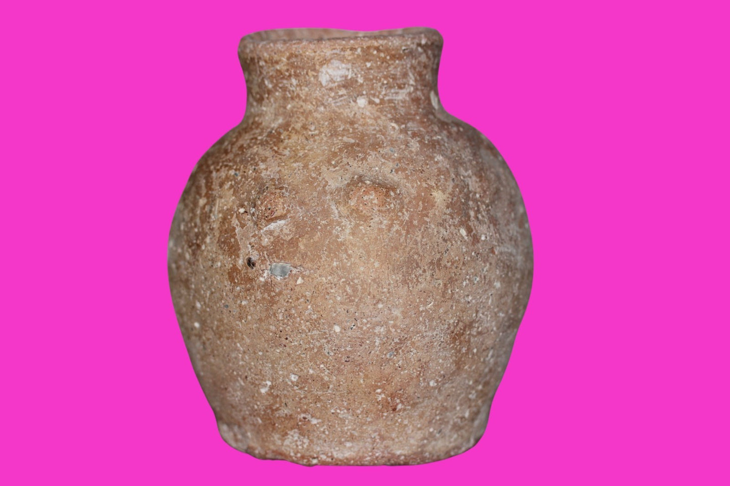 Ancient Holy Land Jar Artifact 5500 Year Old Before Abraham 3500 BC COA J142