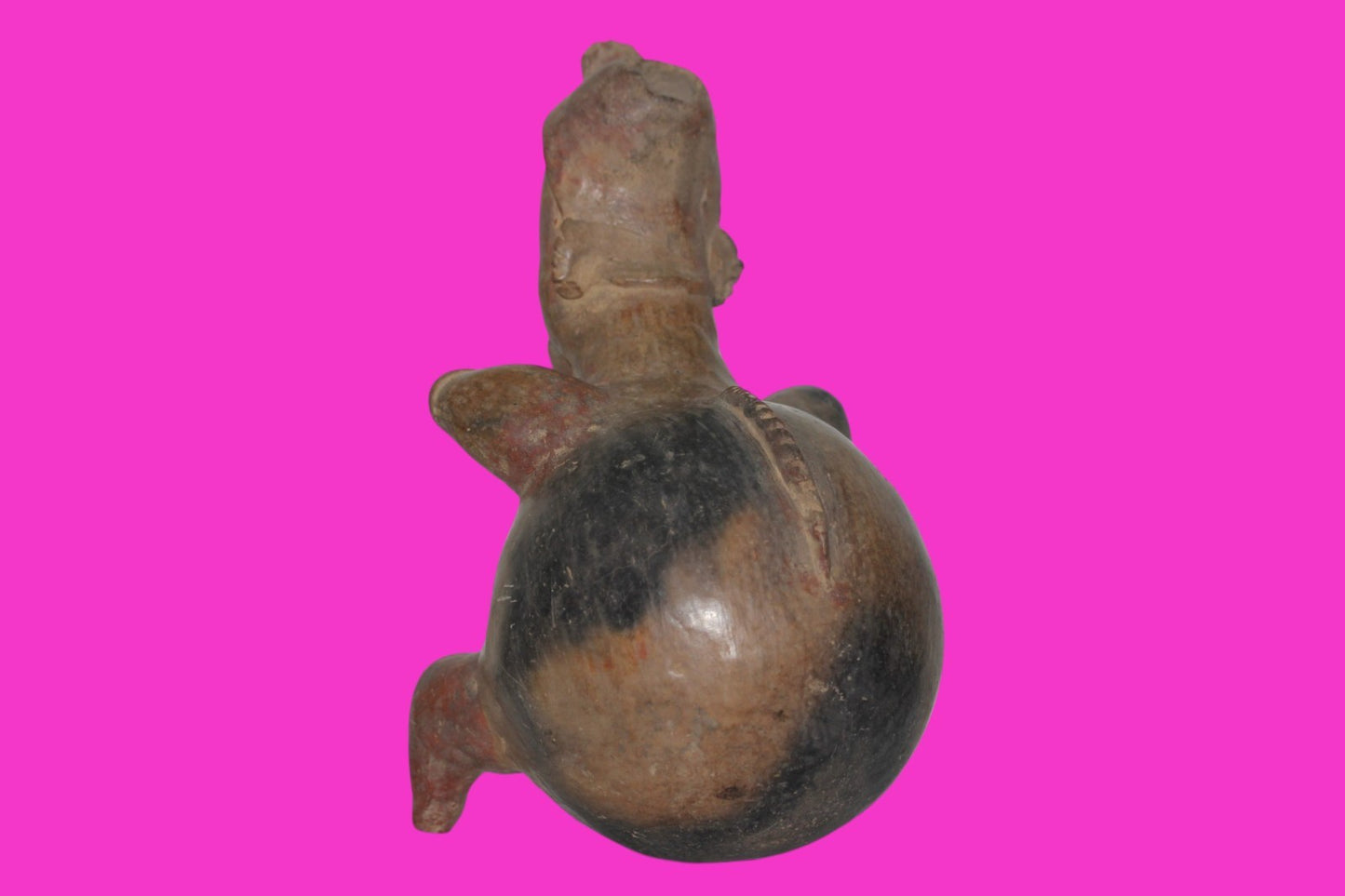 Pre Columbian Artifact Authentic Bloated Figure Jalisco Mexico 300 BC COA 218